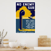 Poster Aucun Ennemi N'Osera Laisser Son Oeil (Cuisine)