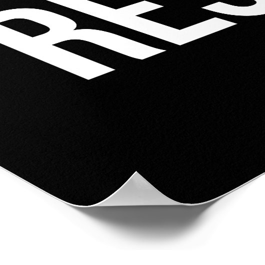 Poster Aucun Excuses, juste des résultats - Motivationnel (Coin)