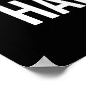 Poster Aucun Excuses, Travail Harder - Motivationnel (Coin)