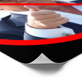 Poster Aucun Felon Au Bureau (Coin)