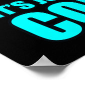 Poster Aucun Geek de programmeur logiciel informatique in (Coin)