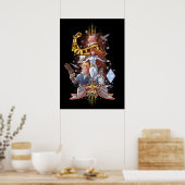POSTER AUCUN GUIDE AUCUNE GLOIRE (Cuisine)