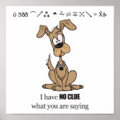 Poster Aucun indice (Devant)