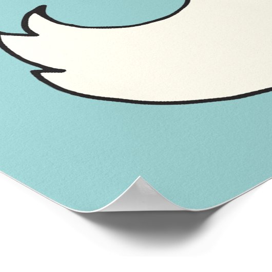 Poster Aucun monstres autorisé (Coin)