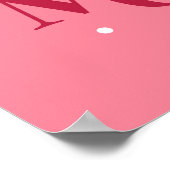 Poster Aucun risque Aucun rose magique (Coin)