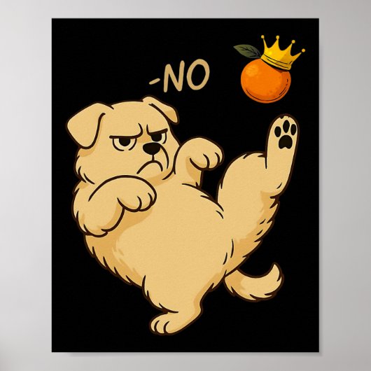 Poster Aucun roi en Amérique Chien (Devant)