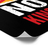 Poster Aucun Rois En Amérique Depuis 1776 Anti Monarchy O (Coin)