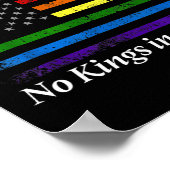 Poster Aucun Rois En Amérique Nous Le Peuple Nous Le Drap (Coin)