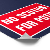 Poster Aucun SCOTUS pour POTUS Cour suprême (Coin)