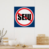 Poster Aucun SEIU (Cuisine)