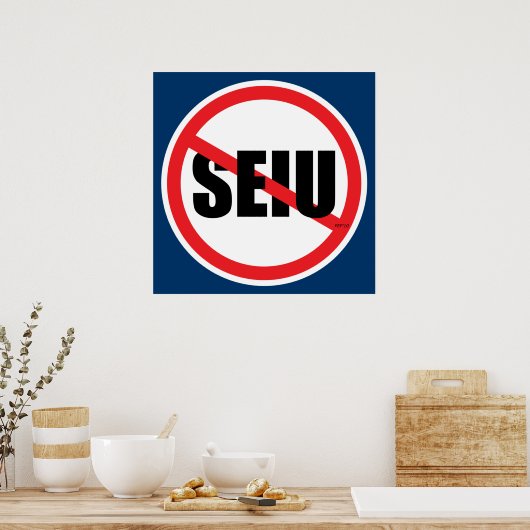 Poster Aucun SEIU (Cuisine)