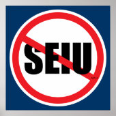 Poster Aucun SEIU (Devant)