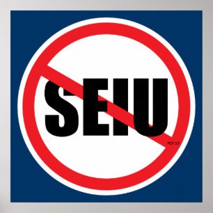 Poster Aucun SEIU