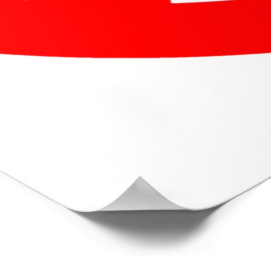 Poster Aucun signe de boeuf (Coin)