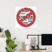 Poster Aucun signe explicite (Bureau à domicile)