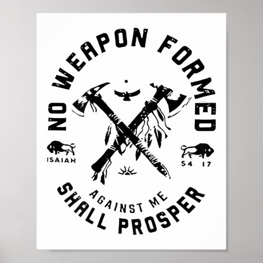Poster Aucune arme formée contre moi ne prospérera _1 (Devant)