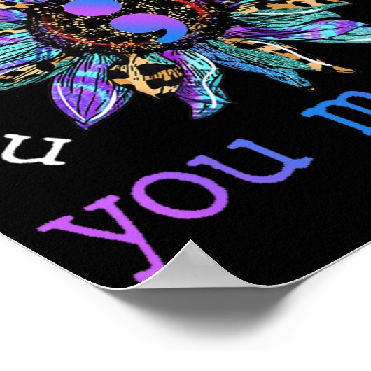 Poster Aucune Histoire Ne Devrait S'Arrêter Trop Tôt Sur (Coin)