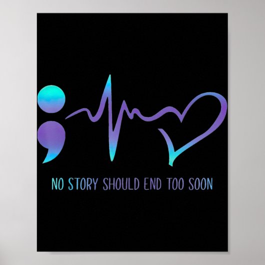 Poster Aucune Histoire Ne Devrait Se Terminer Trop Tôt Po (Devant)