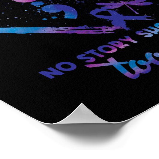 Poster Aucune histoire ne devrait se terminer trop tôt Pr (Coin)