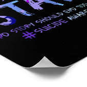 Poster Aucune Histoire Ne Devrait Se Terminer Trop Tôt Re (Coin)