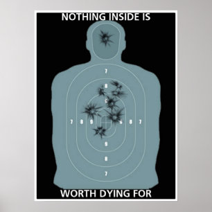 Poster Aucune infraction ou défi pour enfreindre le signe