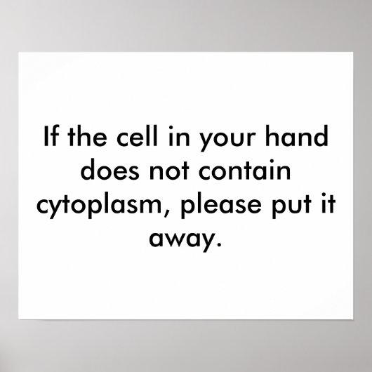 Poster Aucune utilisation de téléphone cellulaire Signe p (Devant)