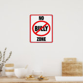 Poster aucune zone d'intimidation2a (Cuisine)