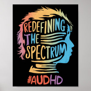 Poster Audhd Autisme Adhd Spectre Autiste Neurodiversité