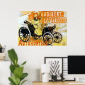 Poster Audibert et Lavirotte Automobiles. (Bureau à domicile)