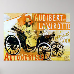 Poster Audibert et Lavirotte Automobiles.