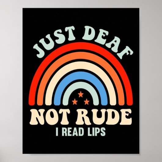 Poster Audience Malentendante Sourde SSA Langue Des Signe (Devant)