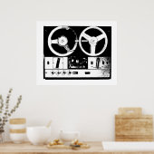 Poster Audio rétro (Cuisine)