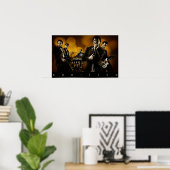 Poster auditivo amarillo (Bureau à domicile)