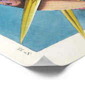 Poster Audubon Grand héron blanc (Coin)