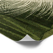 Poster Audubon Héron de neige Oiseaux d'aigrettes blanche (Coin)