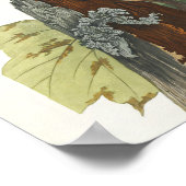 Poster Audubon Peinture d'Oiseaux Pic Pilé (Coin)