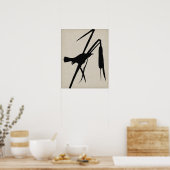 Poster Audubon Silhouette II (Cuisine)