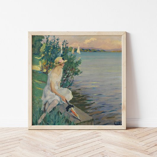 Poster Auf der Seemauer | Edward Cucuel