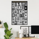 Poster Augen in der Großstadt (Bureau à domicile)