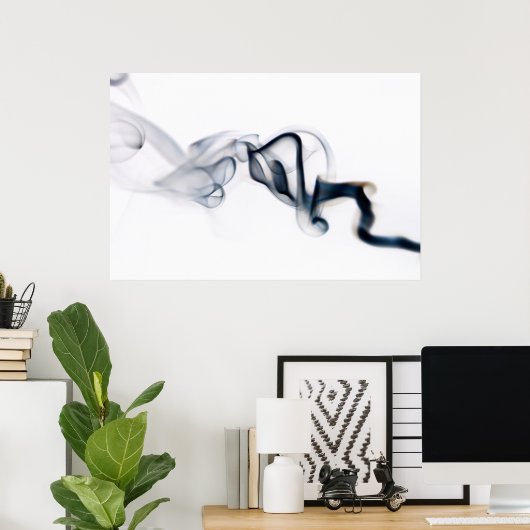Poster Augmentation de la fumée (Bureau à domicile)