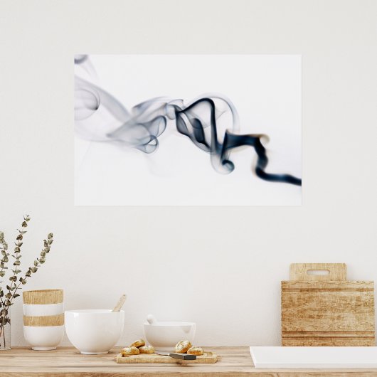 Poster Augmentation de la fumée (Cuisine)