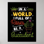 Poster Augmente Être Succulent (Devant)