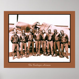 Poster (augmenté) les aviateurs de Tuskegee (20 par 16