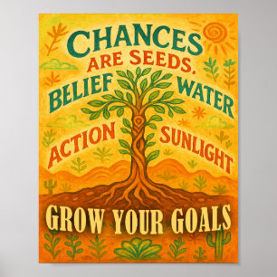 Poster Augmentez vos objectifs