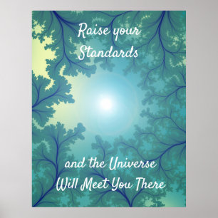 Poster Augmentez votre devis d'inspiration d'affirmation