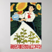 Poster Augmentons Plus De Fleurs De Soleil ! Agriculture  (Devant)