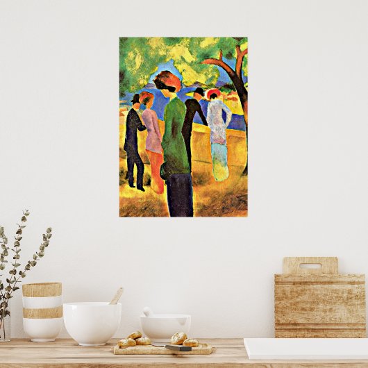 Poster August Macke (Cuisine)