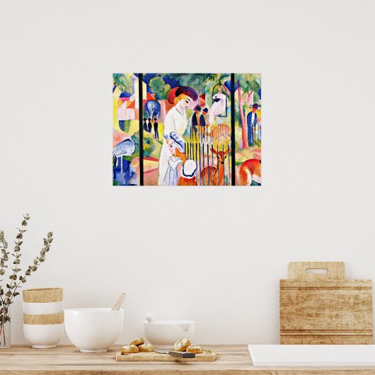 Poster August Macke - Big Zoo, (Cuisine)
