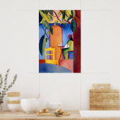 Poster August Macke Café Bliss Art Print German (Cuisine)