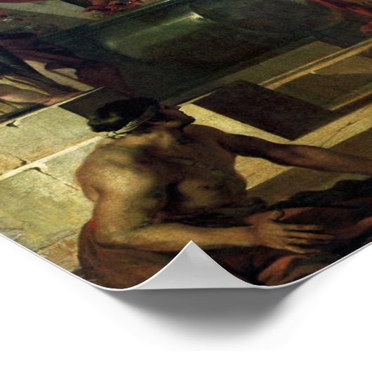 Poster Auguste devant la tombe d'Alexandre III (Coin)